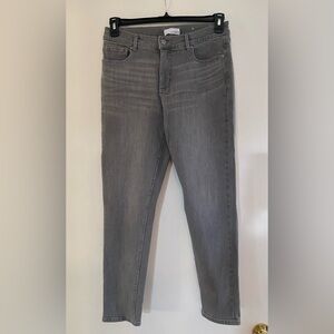 LOFT Charcoal Denim Skinny Jeans